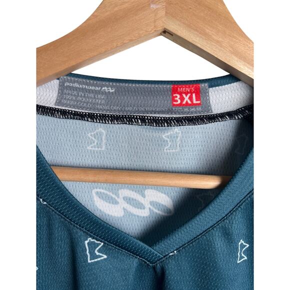 Podiumwear 000 Size 3XL Made In Minnesota Cycling Long Sleeve Nordic - Picture 3 of 6